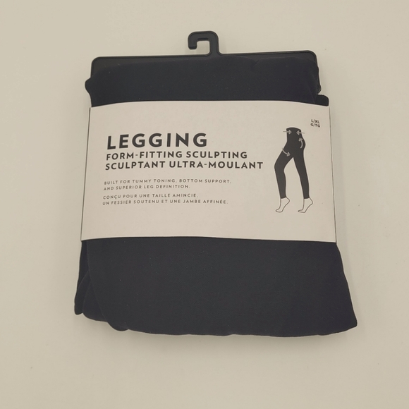 Reitmans Sculpting Nylon Leggings - black - large/x-large brand new - Picture 2 of 4
